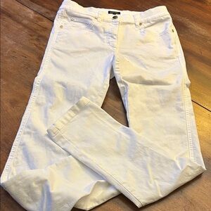 Escada Women's Cream Straight Leg Jeans